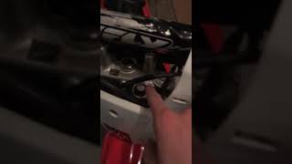 How to find a replacement key code on a Honda dirt bike