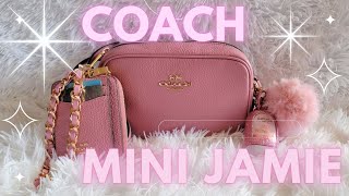 How I'm using my Coach Mini Jamie💕 #whatsinmybag #Coach #casualbag