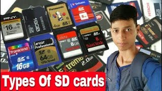 Type's Of Memory card ? Secure Digital ( SD ) Cards and their Different Class ? Explained In Hindi.