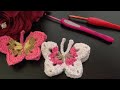 “How to Make a Crochet Butterfly | Beginners Friendly#crochetbeginners#crochetpattern#crochet