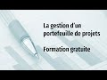 La gestion de programme et de portefeuille de projets  formation gratuite