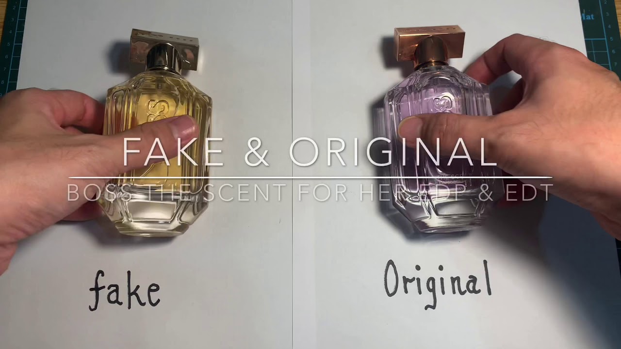 hugo boss the scent original vs fake