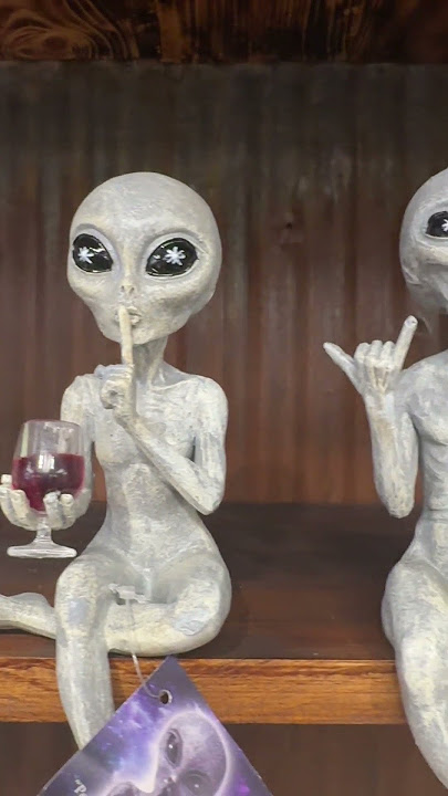 Intergalactic Brosephs #alien #aliens #alienstatue #alienstatues