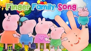 DADDY Peppa Pig FINGER FAMILY Song ♥Toy Nursery Rhyme♥ Kids Songs Poems for Kids Baby Songs