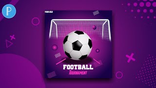 How to design a football poster on Pixellab 2022 | Pixellab Tutorial