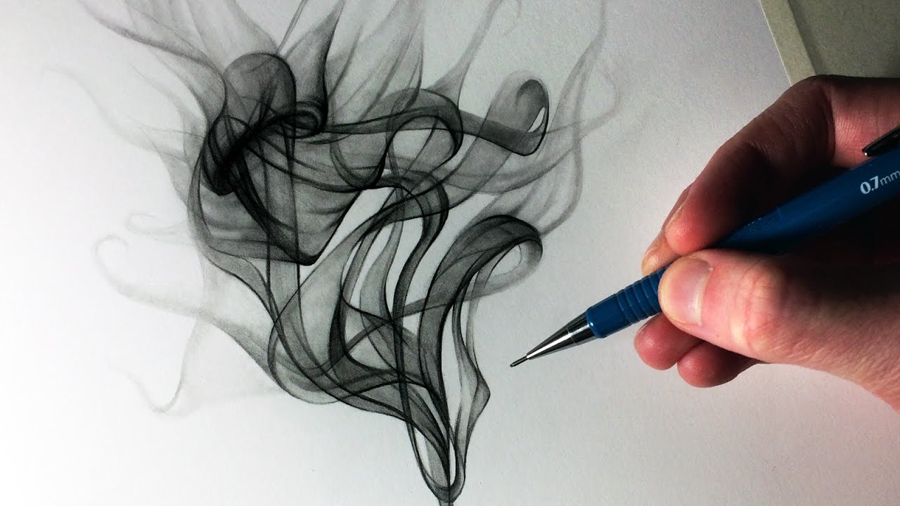 How to Draw Smoke - YouTube