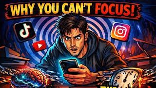 Why You Can’t Focus Anymore- it isn't Your Fault! #focus #psychology #dopamine #genz #success #mind