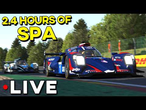Cars Lagging And Disappearing - 2.4 Hours Of Spa Weekly Race