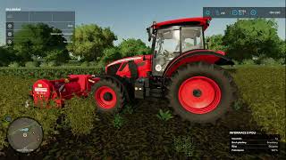 Farming Simulator 2022 PS4 a PS5 - vápnění, orání, nezbedný dělník a divné ornamenty v poli :)
