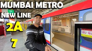 MUMBAI NEW METRO - Line 2A and 7 FULL VIDEO TOUR - HINDI.