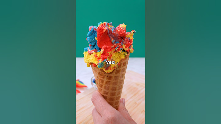 Can I recreate this amazing SUPERMAN ICE CREAM?