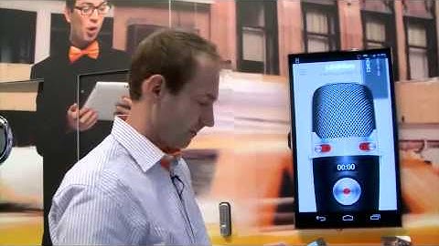 MWC 2013  LifeVibes Noise Cancellation demo