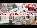 CHRISTMAS DECORATING PREP &amp; CLEANING 2022 | PULLING OUT CHRISTMAS DECOR! UNDECORATE WITH ME!