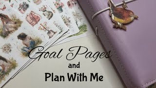 Goal Pages & Plan With Me in Planner Perfect Traveler’s Notebook
