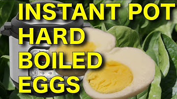 INSTANT POT QUICK EASY HARD BOILED EGGS - PERFECT EVERY TIME!