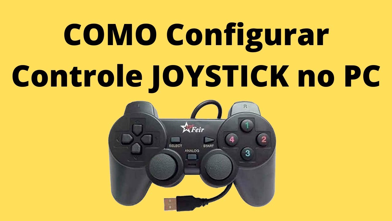 Como configurar controle pra jogar no pc