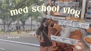 med school vlog 🍃 academic break, face to face preparation, lots of eating / kristine abraham