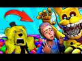 FNAF ШКОЛЬНИКИ ПРЫГАЮТ в БАССЕЙН с ШАРАМИ где СИДИТ КОШМАРНЫЙ СПРИНГ БОННИ из ФНАФ !!!