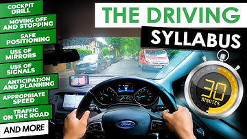 Learn The Driving Basics in 30 Minutes - The Driving Syllabus | Updated 2025