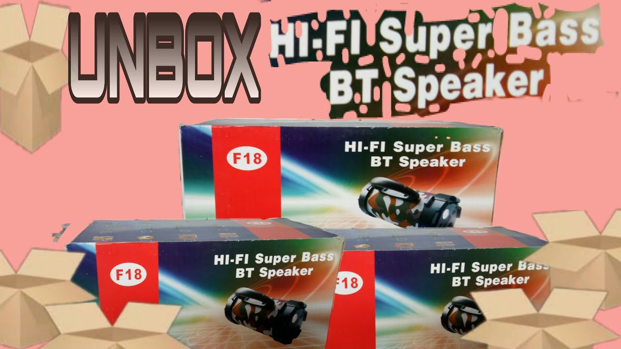 f18 hifi super bass bt speaker