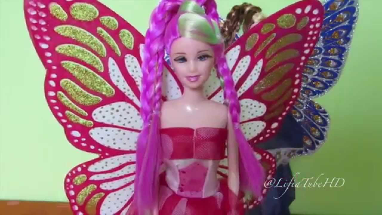 Butterfly Dolls Braided Hair Style Mainan Anak Boneka Kupu Kupu