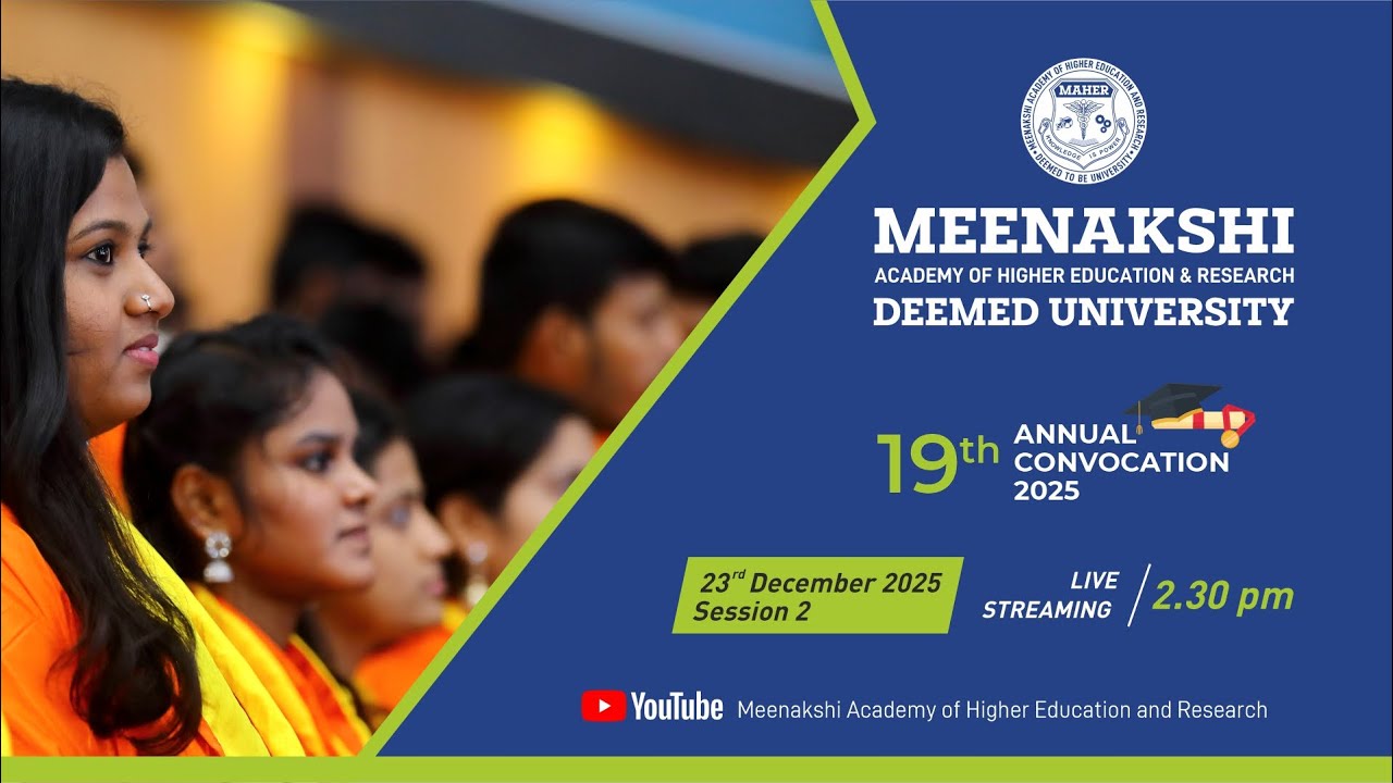 19th Annual Convocation 2025 - Session 2 - YouTube