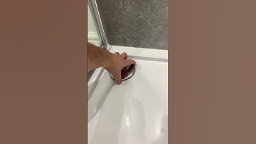 How to clean a shower waste