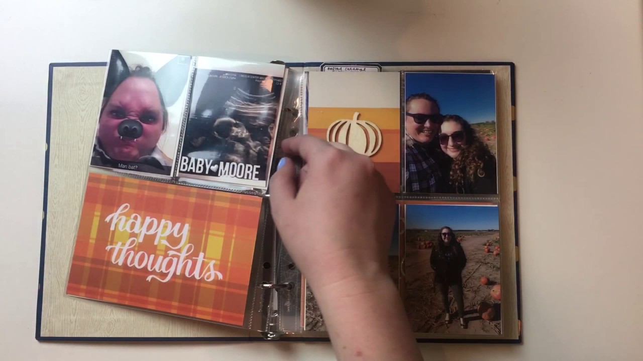 October 2016 // 2016 Project Life Album // Flip Through documenting apis