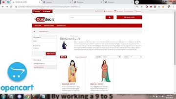 Opencart Create Filter in Category Page