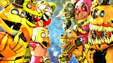 [SFM FNaF] Glamrock vs Twisted