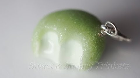 Ice Cream Mochi Tutorial, Miniature Food Tutorial, Polymer clay Food Tutorial