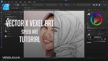 How to Make Vector x Vexel Art in Affinity Designer | Timelapse / Speed Art