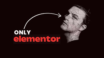 How to Make Realistic Cracked Skin Portrait in Elementor | WordPress Elementor Pro Tutorial