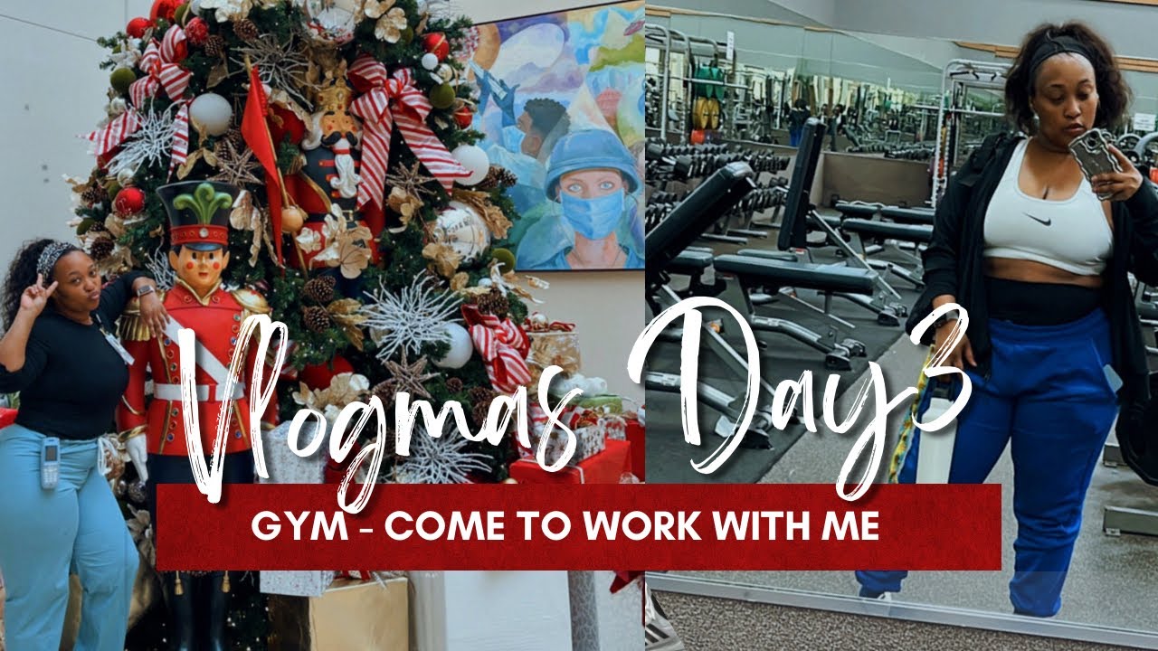 VLOGMAS 🎄DAY 3: COME TO WORK WITH ME | OF COURSE WE ARE IN THE GYM # ...