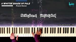 &quot;A Whiter Shade of Pale&quot; by Procol Harum [PIANO Midi Melody Lyrics]