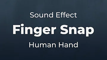 Finger Snap Sound Effect | SFX Free for Non-Profit Projects