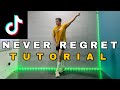 NEVER REGRET|TIKTOK STEP BY STEP DANCE TUTORIAL|DANCE GURU