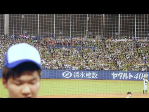 2018.10.13 クライマックスシリーズ 第1戦 1st 東京ヤクルトスワローズ &共通テーマα&荒木貴裕応援歌