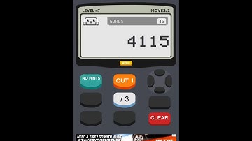 Calculator 2 The Game Level 47 Solution