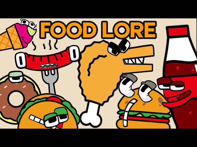 Food Lore Complete Edition│Alphabet Lore meme 