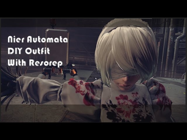 Nier Automata Diy Outfit With Resorep And Photoshop Dds Plugin Youtube