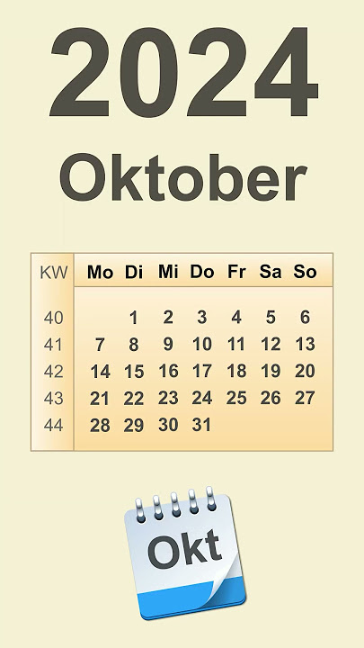 Kalender Oktober 2024