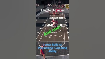 OP SHOOTER + PLAYMAKER CENTER BUILD 2k23 #2kshorts
