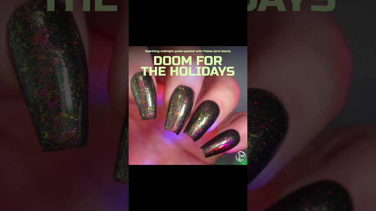A VERY DOOM LOOP CHRISTMAS collection is available now https://doomloopnails.com