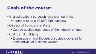 Lecture 30: Business Development Course Introduction