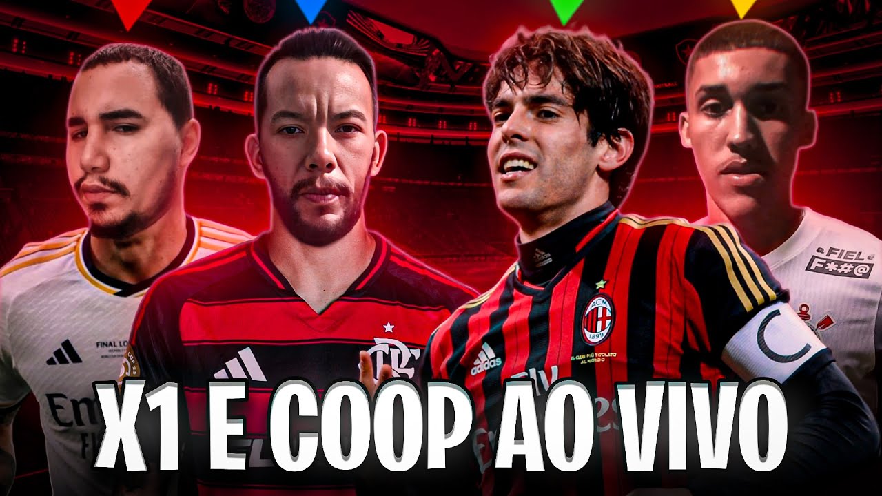 🏆🎮🏆LIVE eFOOTBALL X1 contra inscritos CO-OP COM OS MANOS CHEGA JUNTO🟢