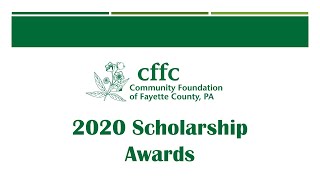 CFFC 2020 Scholarship Awards Slideshow