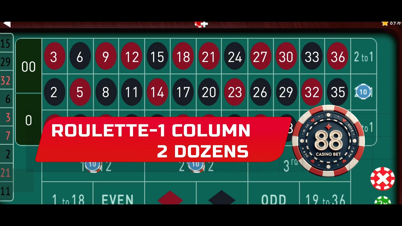 Dozen Rulet ROULETTE-1 COLUMN,2 DOZENS - YouTube
