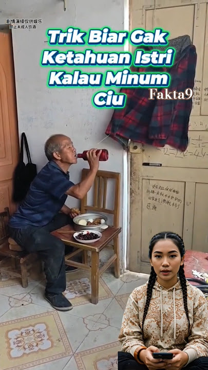 Inilah Trik Biar Gak Ketahuan Istri Kalau Minum Ciu 😱🤣 #shortsviral