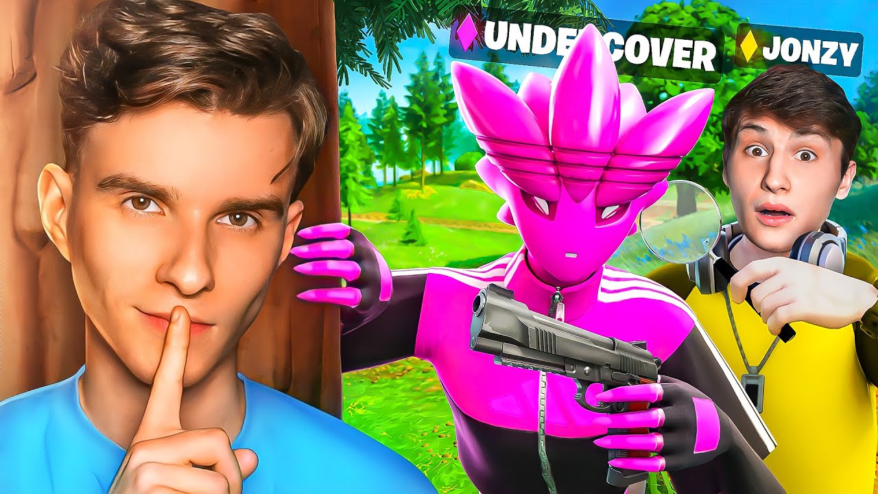 ALVI geht UNDERCOVER in einem Fortnite Turnier von JONZY! 🤫 - (Adidas Skin Edition)